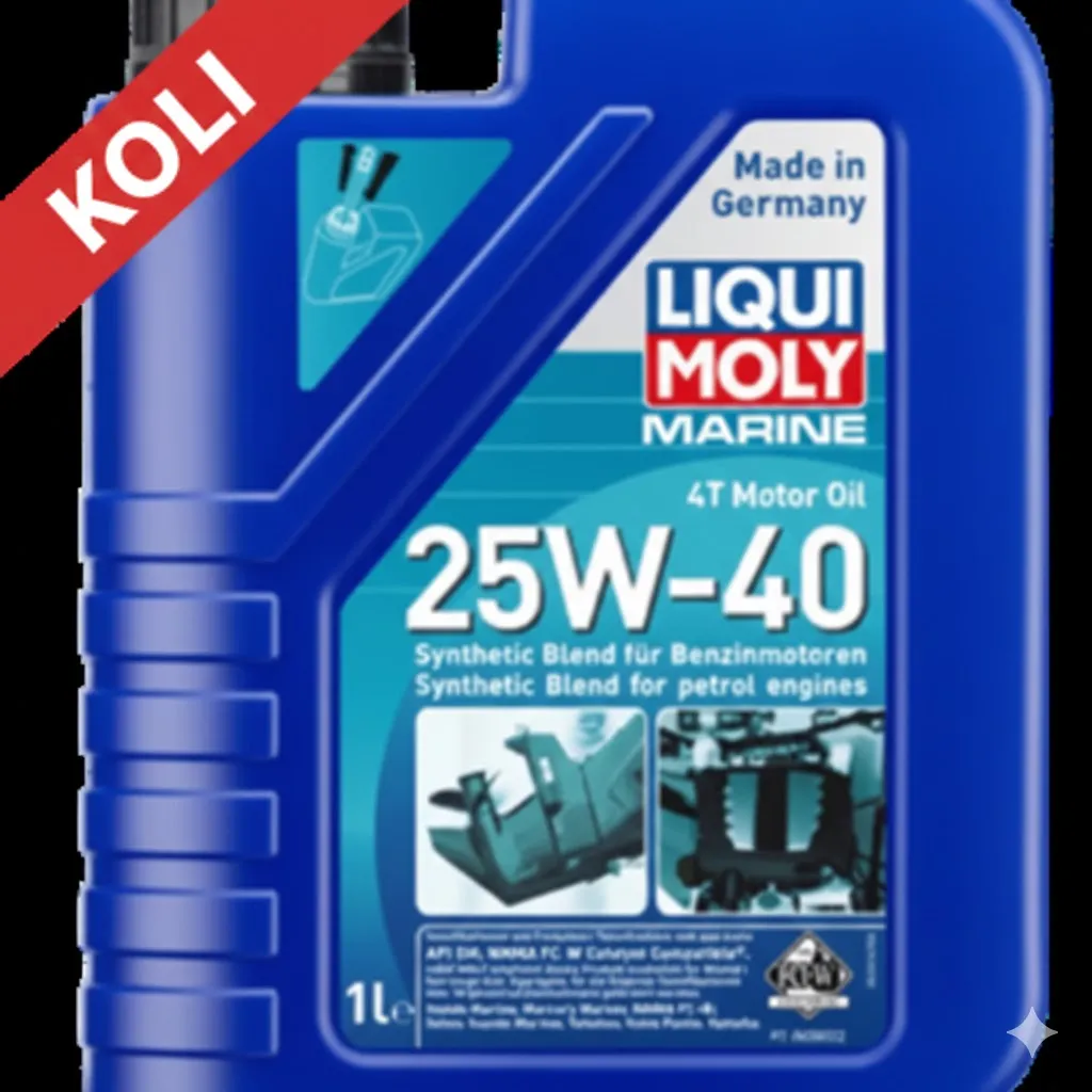 LIQUI MOLY 25W40 4T Marine Motor Yağı 1 Litre (6'lı) 25026