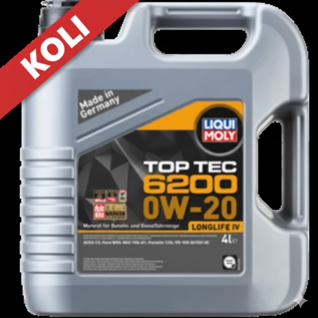 LIQUI MOLY 0W20 Motor Yağı Top Tec 6200 4 Litre (4'lü) 20788