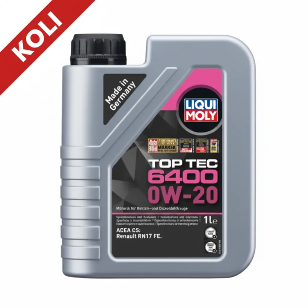 LIQUI MOLY 0W20 Motor Yağı Top Tec 6400 1 Litre (6'lı) 21584