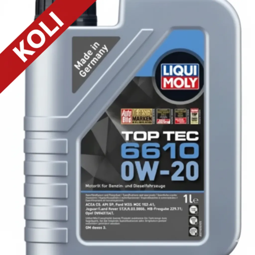 LIQUI MOLY 0W20 Motor Yağı Top Tec 6610 1 Litre (6'lı) 21660