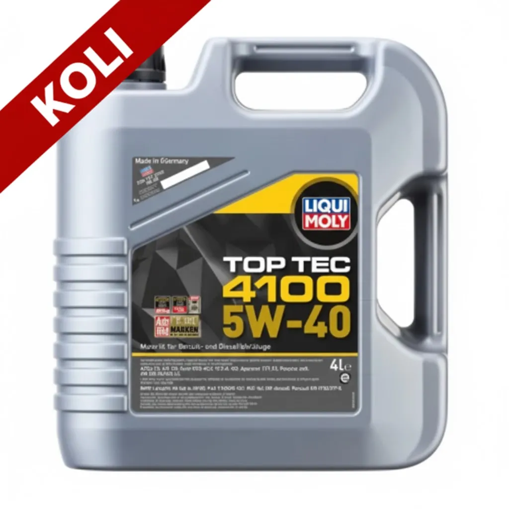 LIQUI MOLY 5W40 Motor Yağı TOP TEC 4100 Tam Sentetik 4 Litre (4'lü) 2195