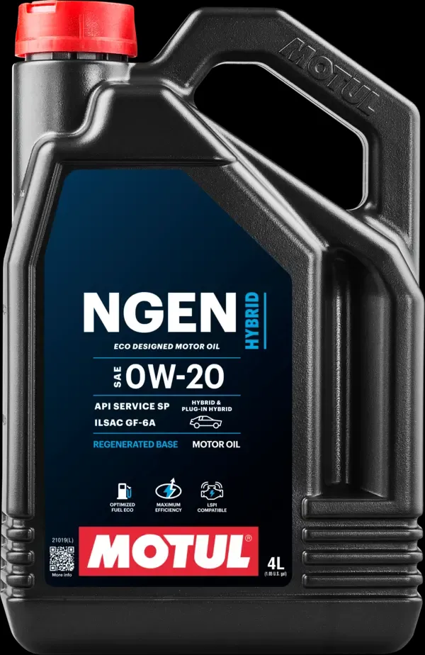 MOTUL NGEN HYBRID 0W-20 111902 4L