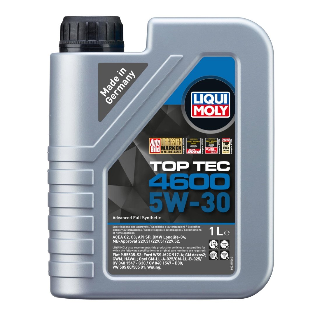 LIQUI MOLY 5W30 Motor Yağı Tam Sentetik TOP TEC 4600 1 Litre (2315)
