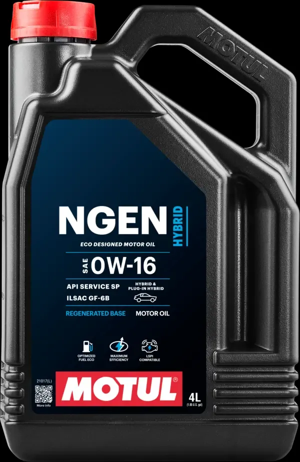 MOTUL NGEN HYBRID 0W-16 111887 4L