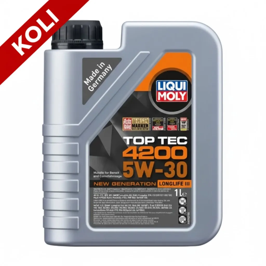 LIQUI MOLY 5W30 Motor Yağı Tam Sentetik TOP TEC 4200 1 Litre (6'lı) 8972