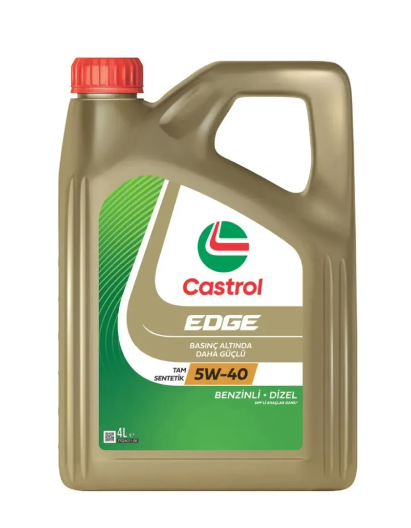Castrol Edge 5W-40 Titanium FST Motor Yağı - 4 Litre Yüksek Performanslı Sentetik Yağ