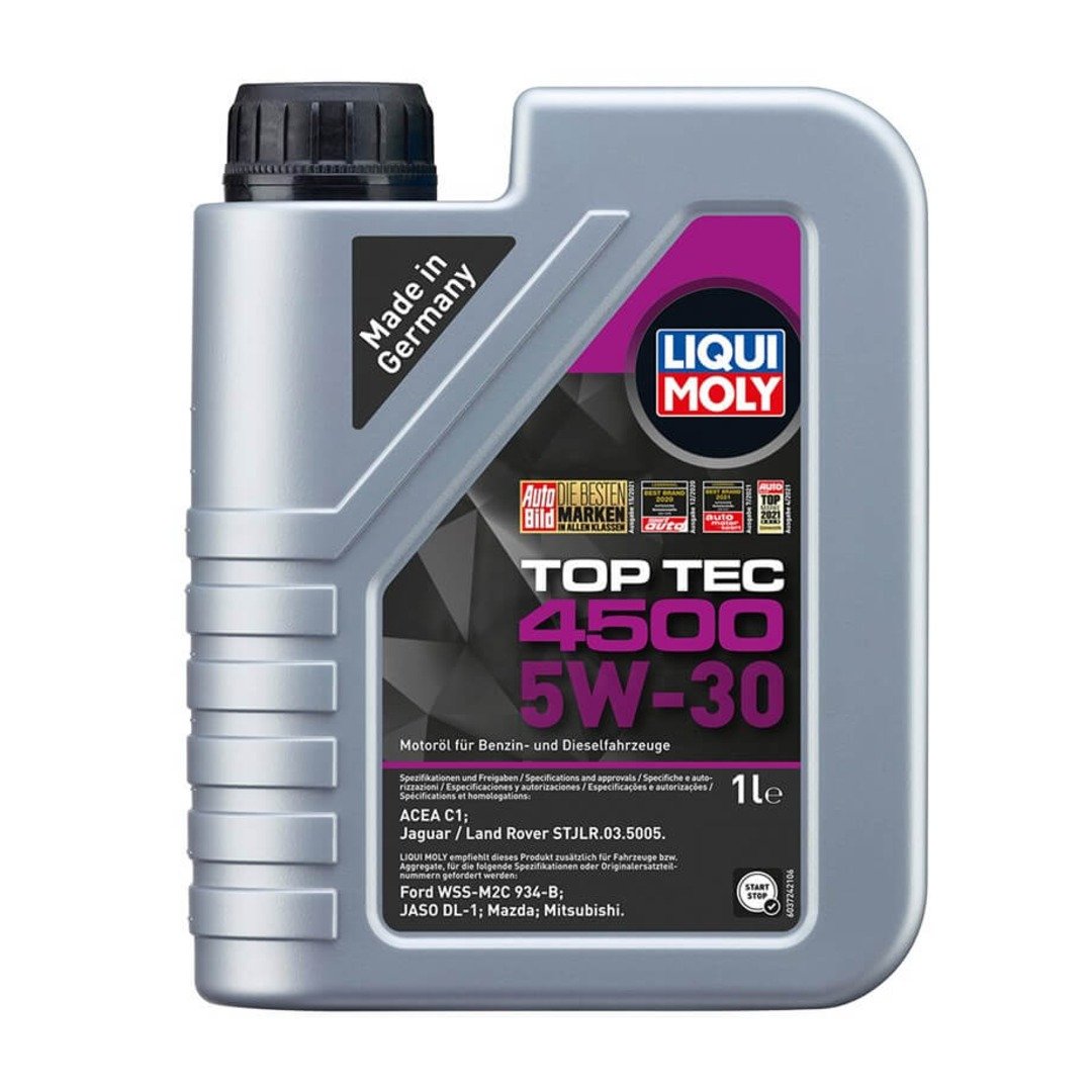 LIQUI MOLY 5W30 Motor Yağı Tam Sentetik TOP TEC 4500 1 Litre (2317)