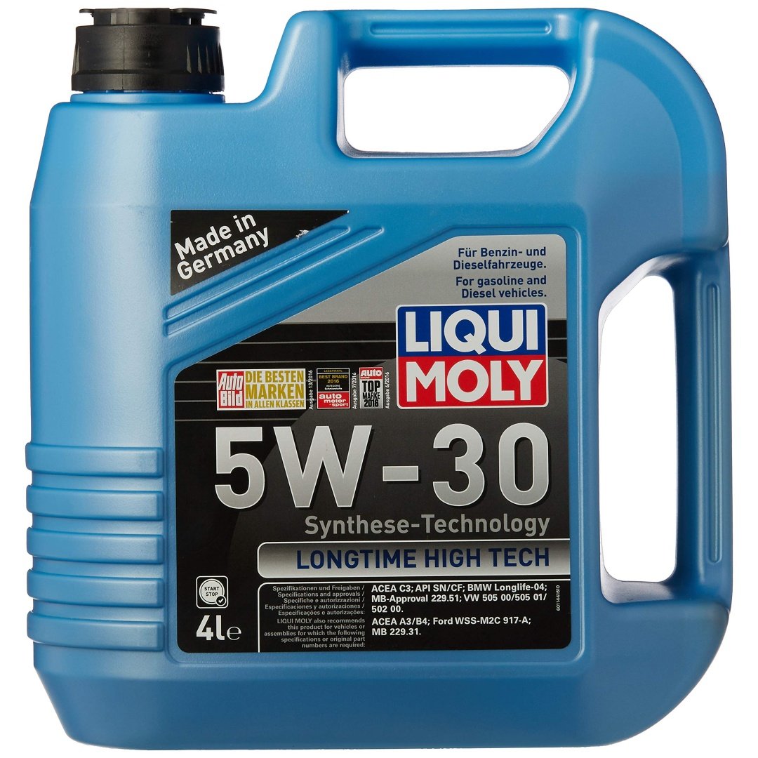 LIQUI MOLY 5W30 Motor Yağı DPF'li Sentetik LONGTIME HIGH TECH 4 Litre (1144)