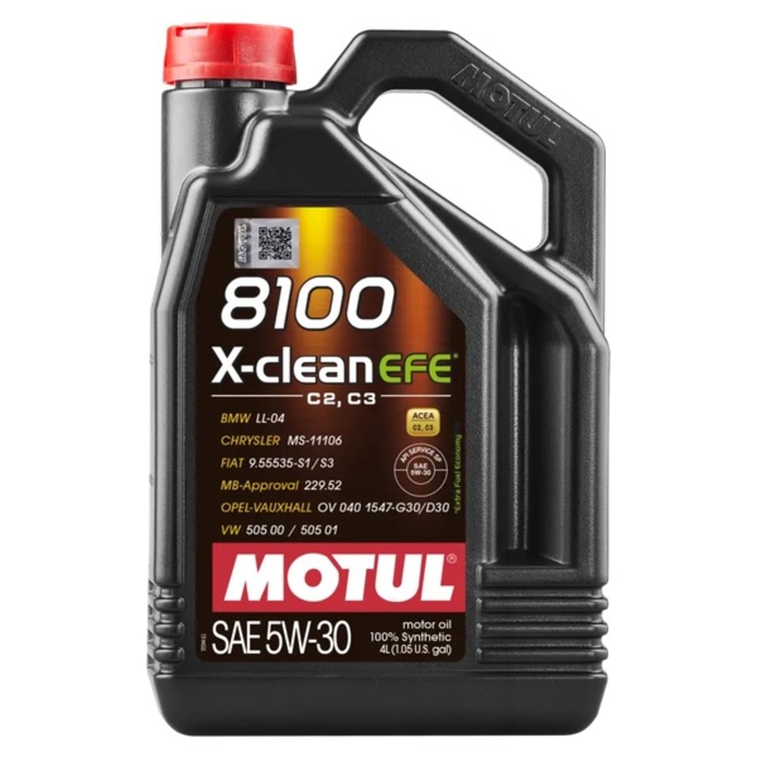 MOTUL 8100 X-CLEAN EFE 5W-30 4 Litre Tam Sentetik Motor Yağı (109171)
