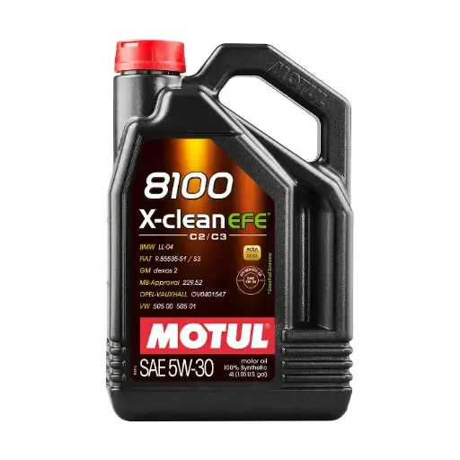 MOTUL 8100 X-CLEAN EFE 5W-30 4 Litre Tam Sentetik Motor Yağı (109171)