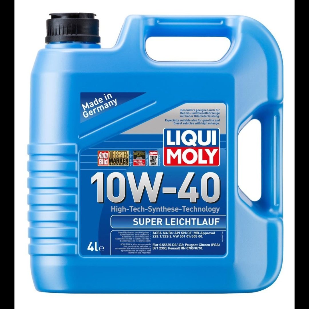 Liqui Moly Super Leichtlauf 10W-40 Süper Sentetik Motor Yağı 4 Litre 9504 — görsel 2