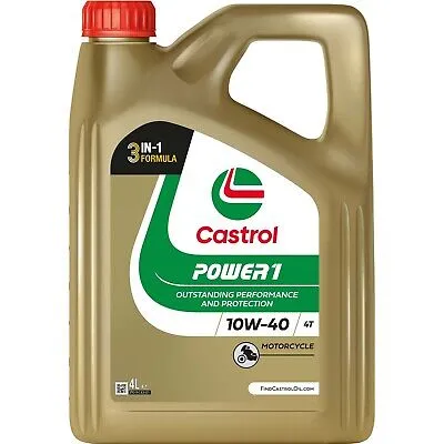 Castrol Power 1 4T 10W-40 4 Litre Motosiklet Yağı