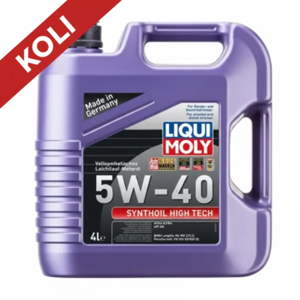 LIQUI MOLY 5W40 Synthoil High Tech Tam Sentetik Motor Yağı 4 Litre (4'lü) 2194