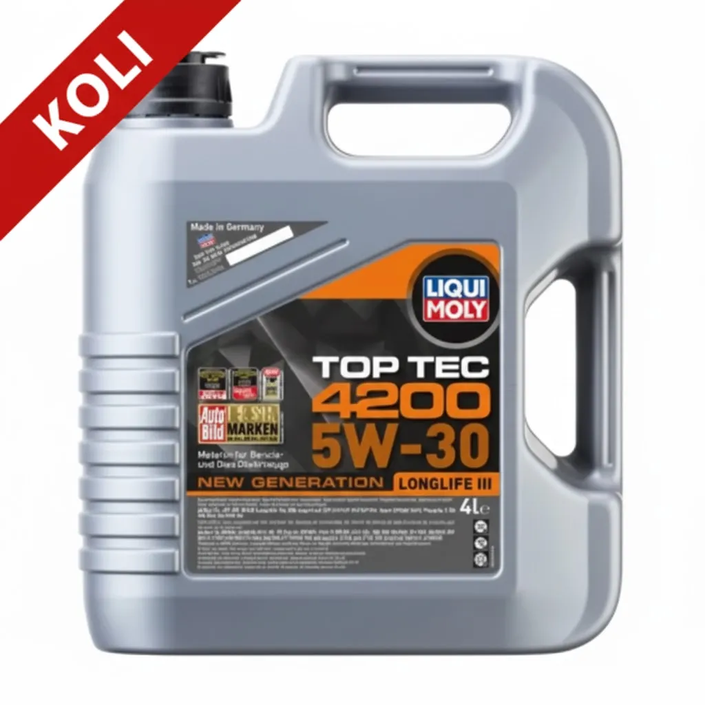 LIQUI MOLY 5W30 Motor Yağı Tam Sentetik TOP TEC 4200 4Litre (4'lü) 3715