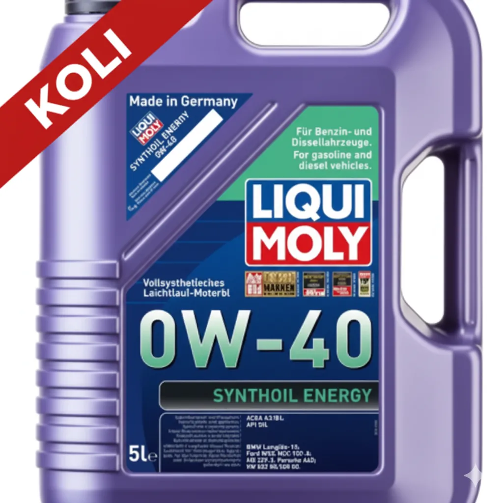 LIQUI MOLY 0W40 Synthoil Energy Tam Sentetik Motor Yağı 5 Litre (4'lü) 9515