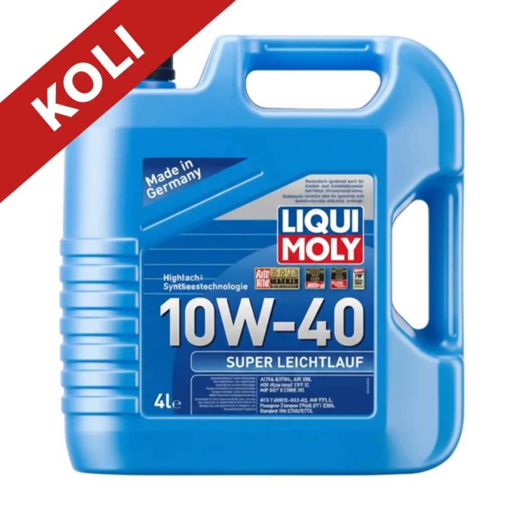 LIQUI MOLY 10W40 Motor Yağı Süper Sentetik SUPER LEICHTLAUF 4 Litre (4'lü) 9504