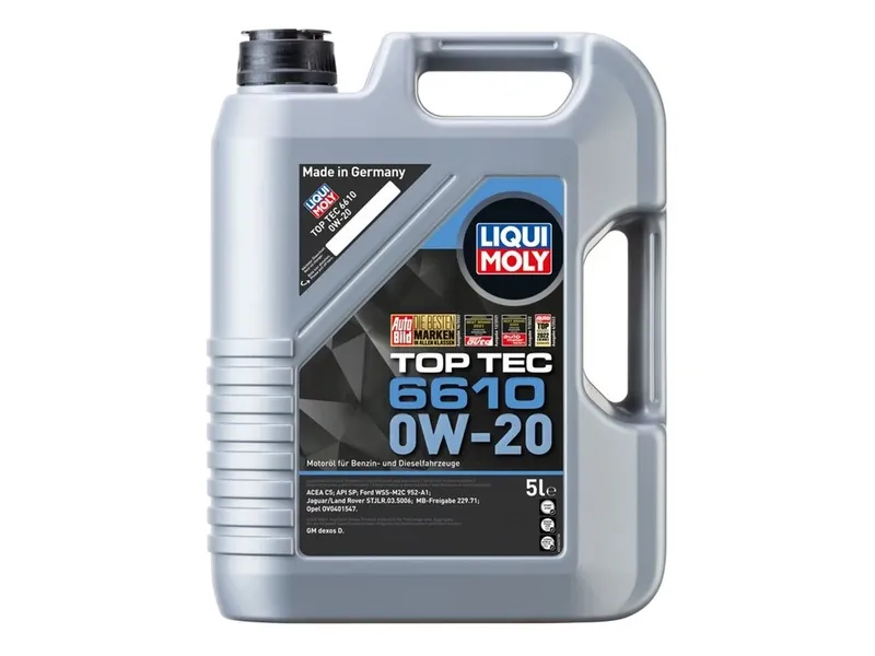 LIQUI MOLY 0W20 Motor Yağı Top Tec 6610 5 Litre (21662)