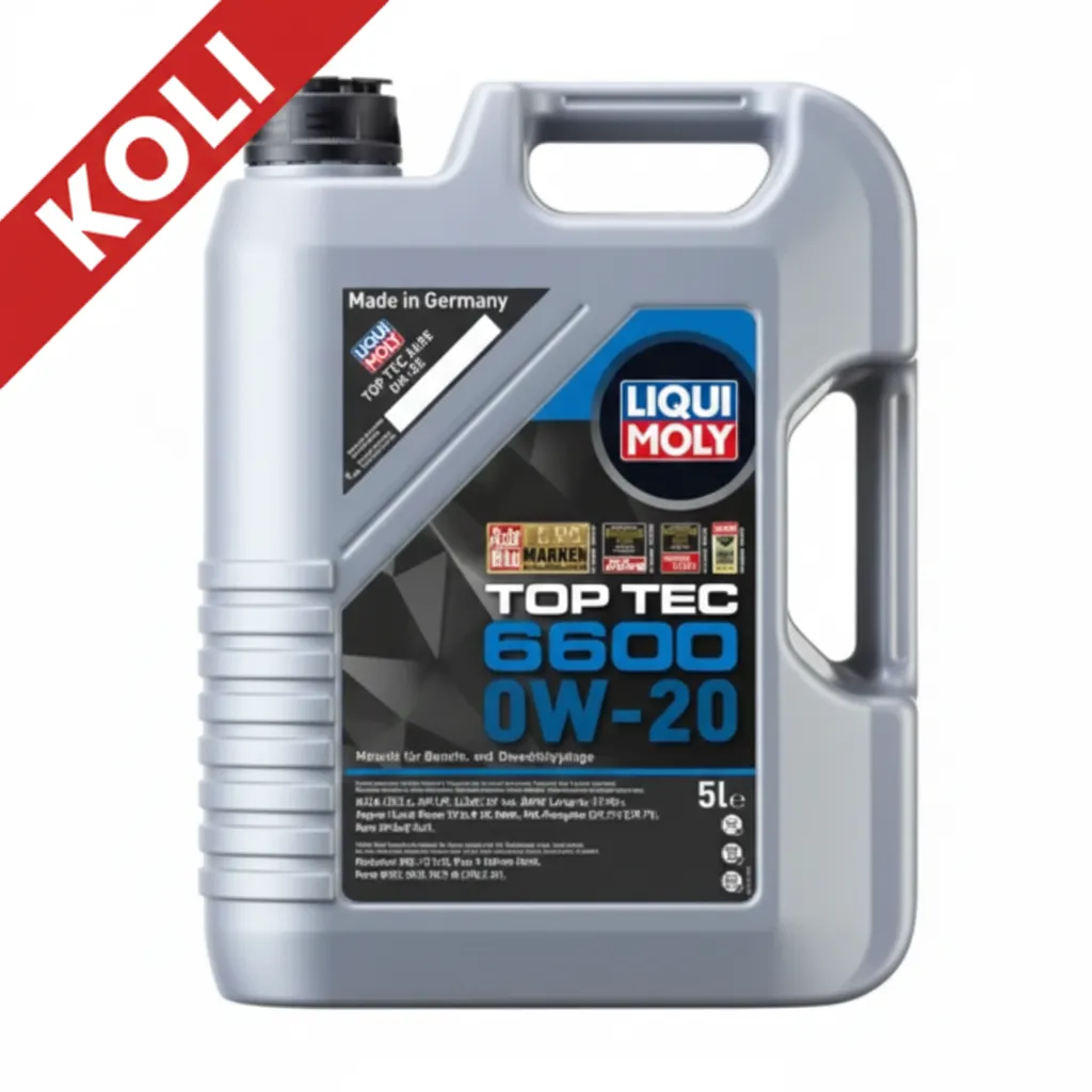 LIQUI MOLY 0W20 Motor Yağı Top Tec 6600 5 Litre (4'lü) 21411