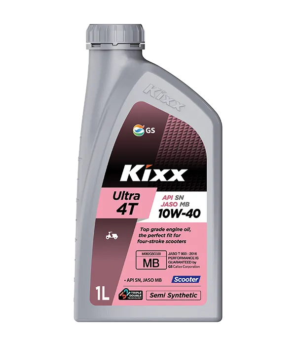 KİXX ULTRA 4T 10W-40 Motor Yağı 1LT - APISN JASO MB Onaylı 4 Zamanlı Motosiklet Yağı