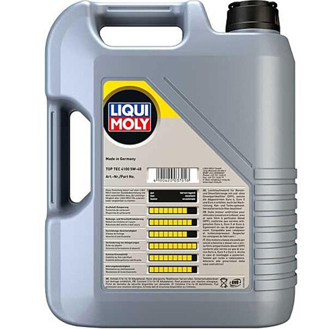 LIQUI MOLY 5W40 Motor Yağı TOP TEC 4100 Tam Sentetik 4 Litre (2195) — görsel 2