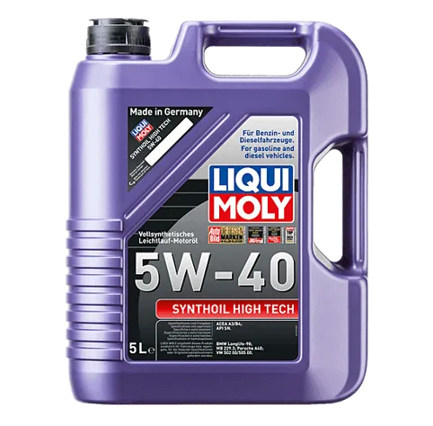 LIQUI MOLY 5W40 Synthoil High Tech Tam Sentetik Motor Yağı 5 Litre (1856)