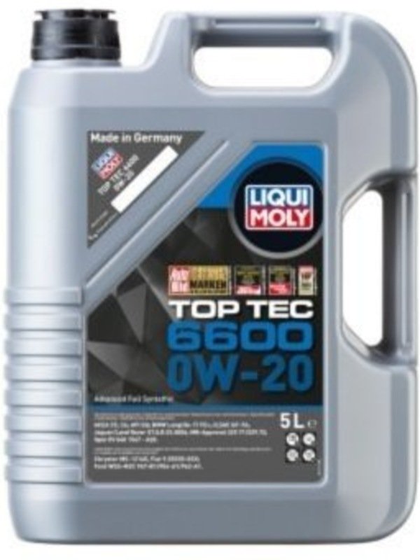 LIQUI MOLY 0W20 Motor Yağı Top Tec 6600 5 Litre (21411)