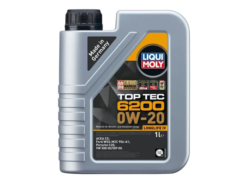 LIQUI MOLY 0W20 Motor Yağı Top Tec 6200 1 Litre (20787)