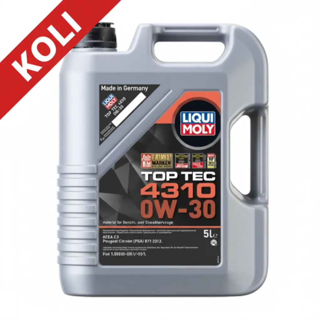 LIQUI MOLY 0W30 Motor Yağı Tam Sentetik TOP TEC 4310 5 Litre (4'lü) 2362