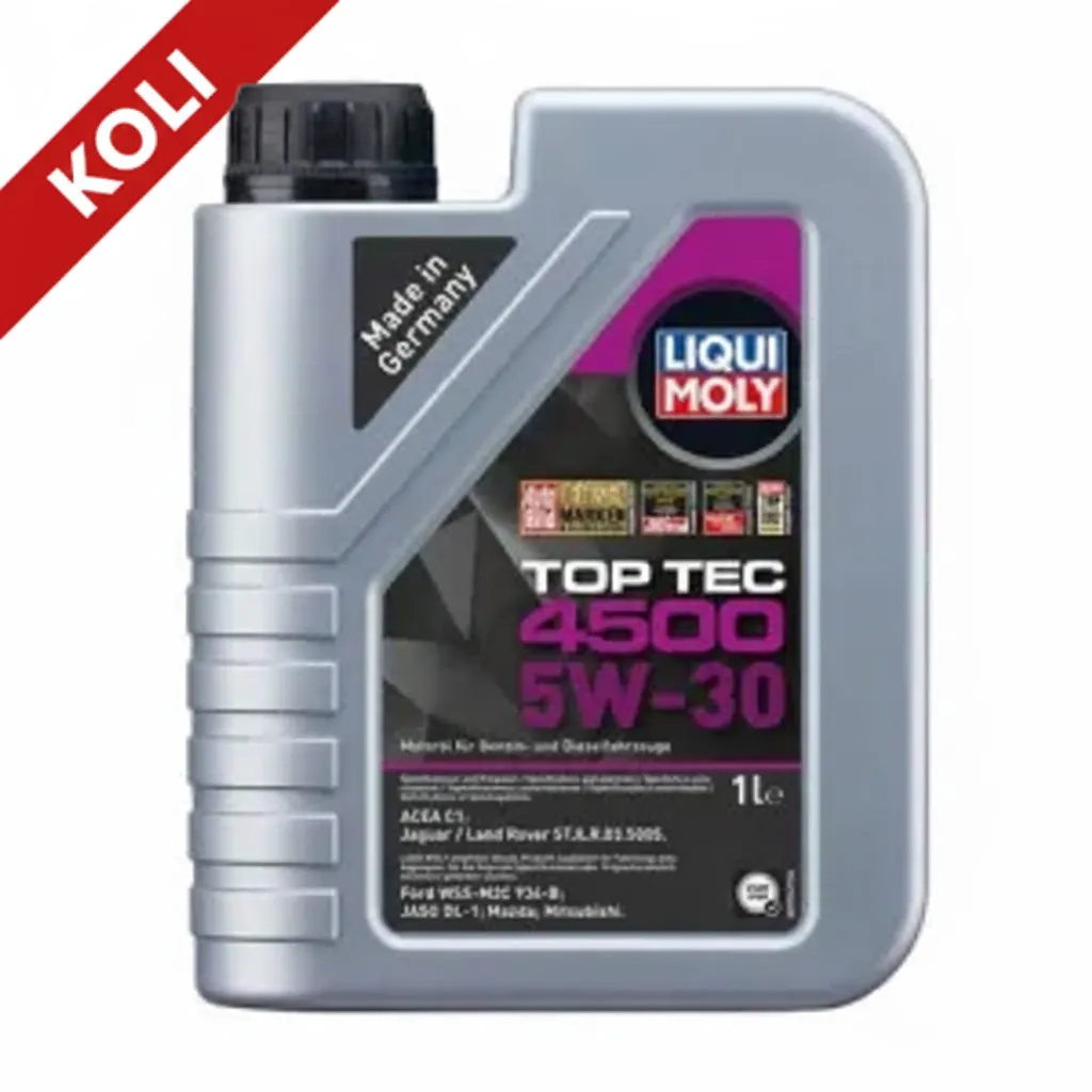 LIQUI MOLY 5W30 Motor Yağı Tam Sentetik TOP TEC 4500 1 Litre (12'li) 2317