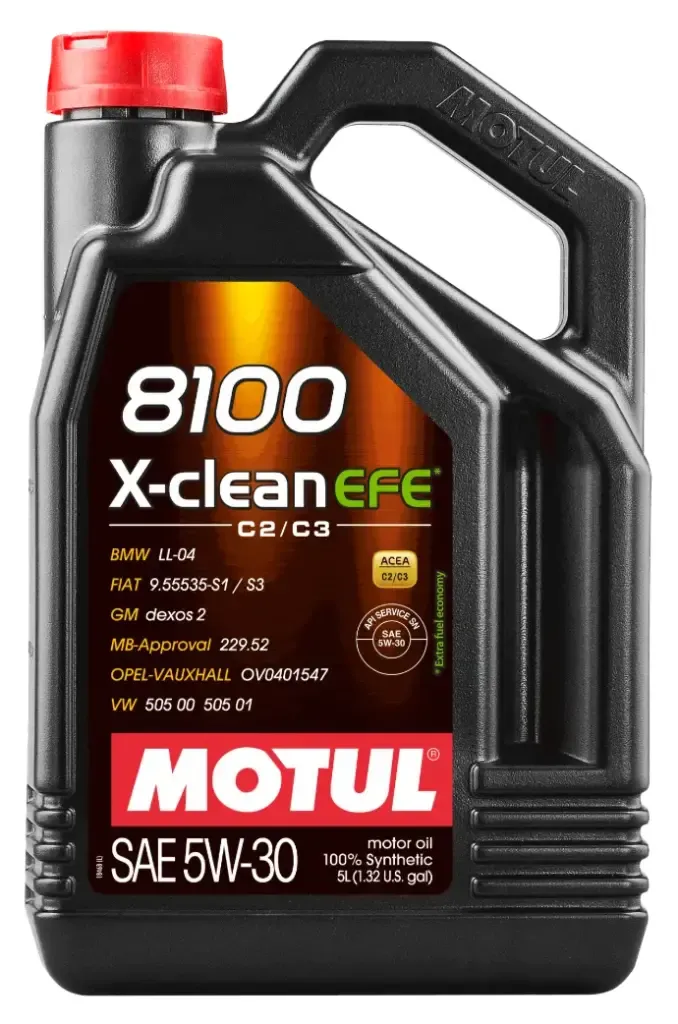 MOTUL 8100 X-CLEAN EFE 5W-30 5L Sentetik Motor Yağı - Yüksek Performanslı ve Çevre Dostu (109471)