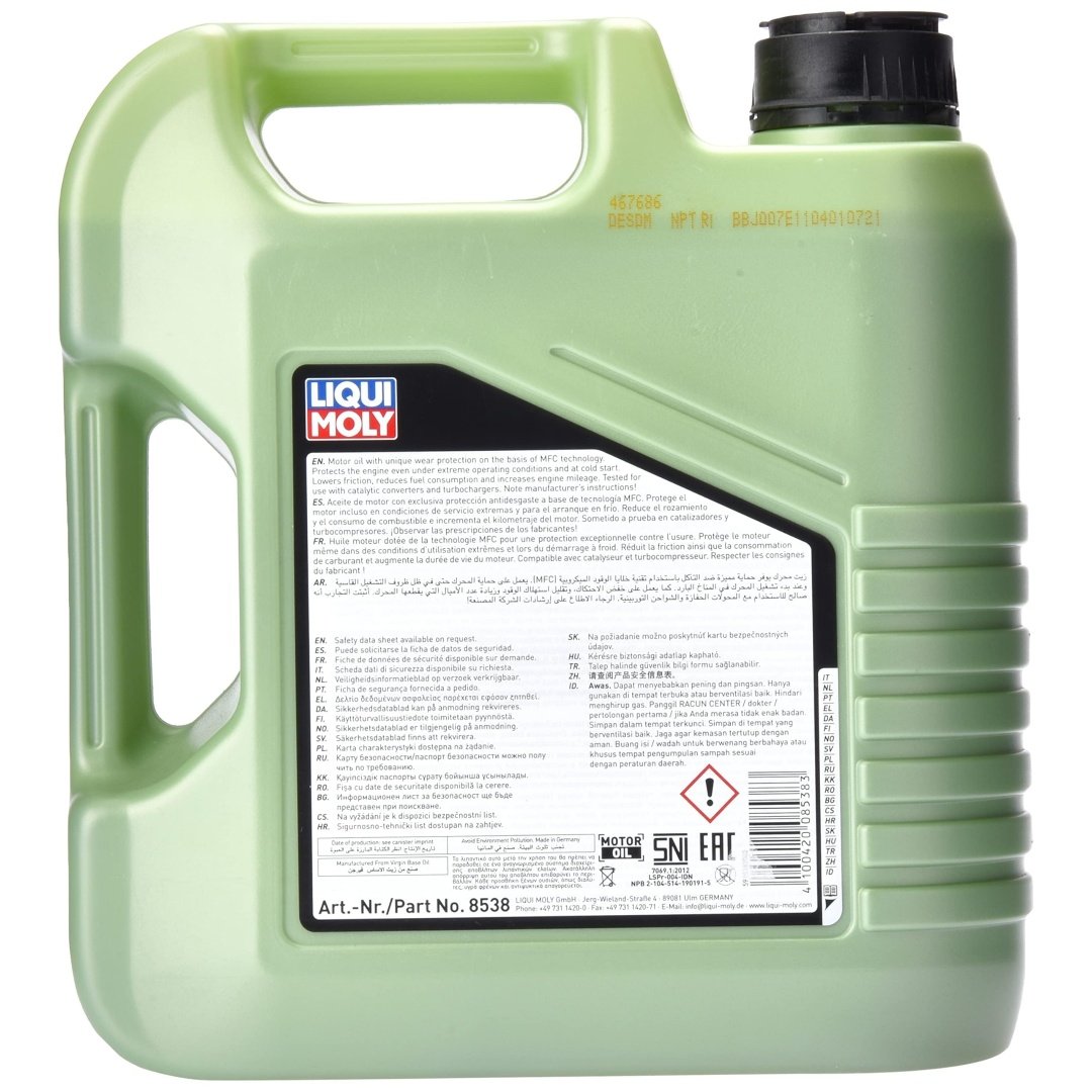 LIQUI MOLY 10W40 Motor Yağı Molygen New Generation 4 Litre (8538) — görsel 2
