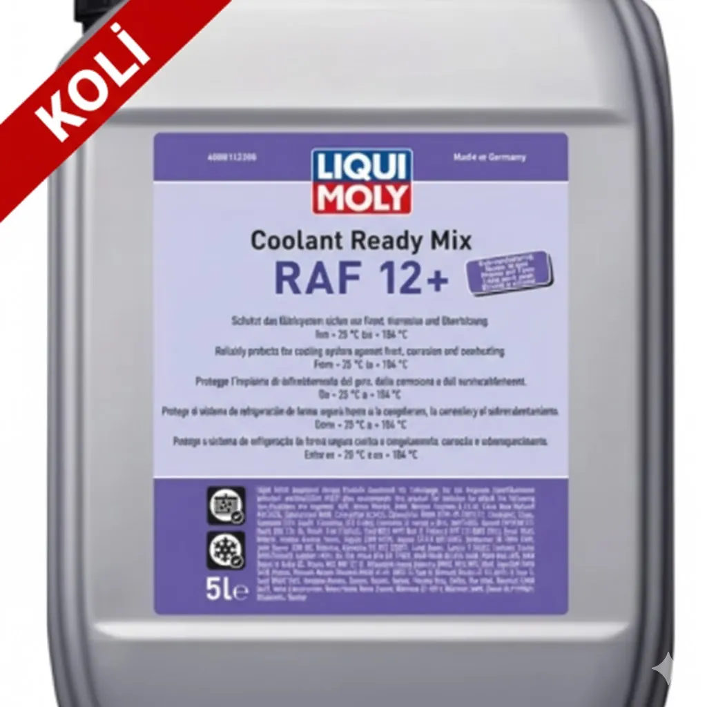 LIQUI MOLY Radyatör Antifrizi RAF 12+ (G12+) Kırmızı 5 l (4'lü) 8810