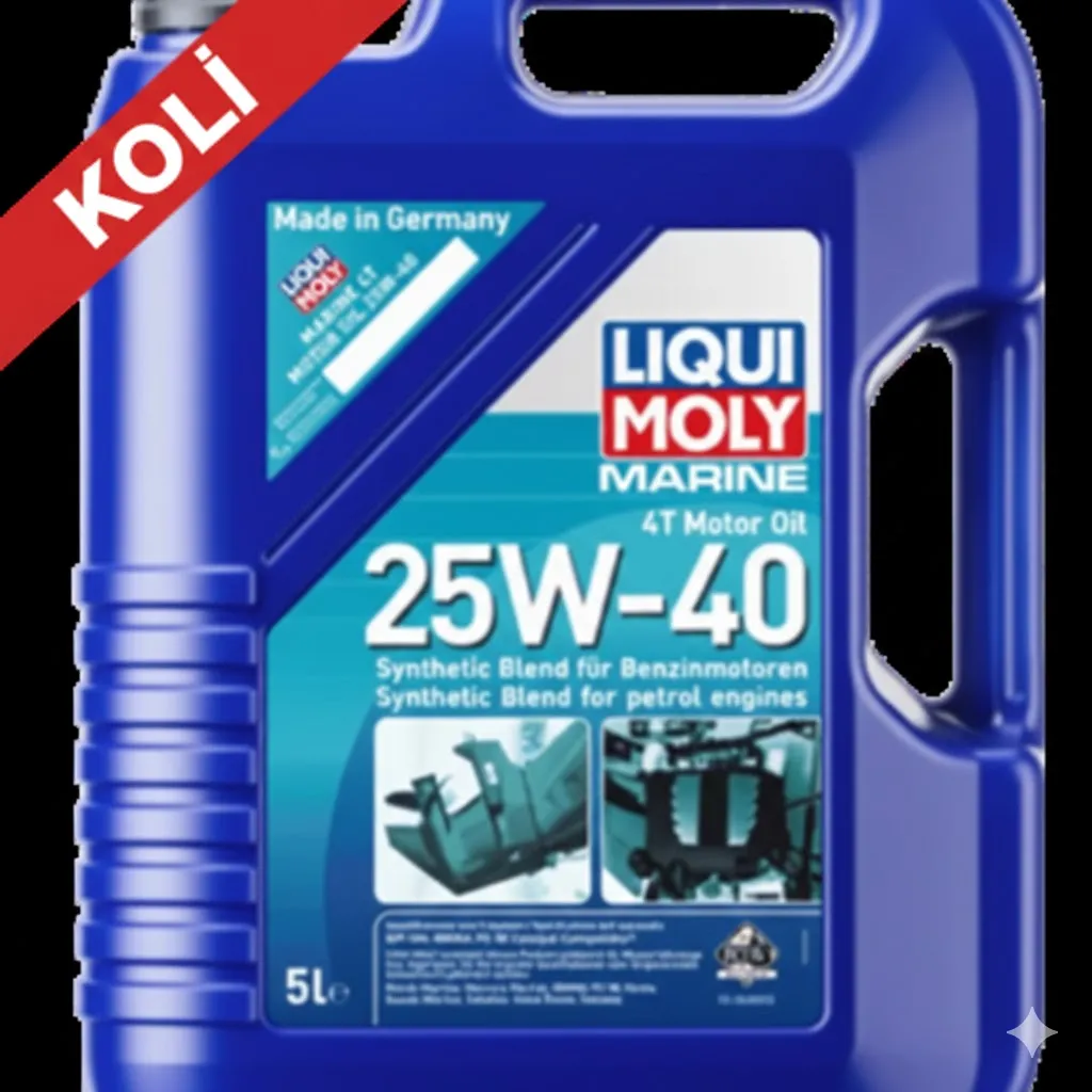 LIQUI MOLY 25W40 4T Marine Motor Yağı 5 Litre (4'lü) 25027
