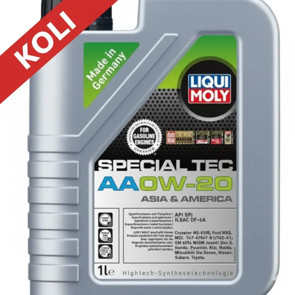 LIQUI MOLY 0W20 Motor Yağı Special Tec AA 1 Litre (6'lı) 6738