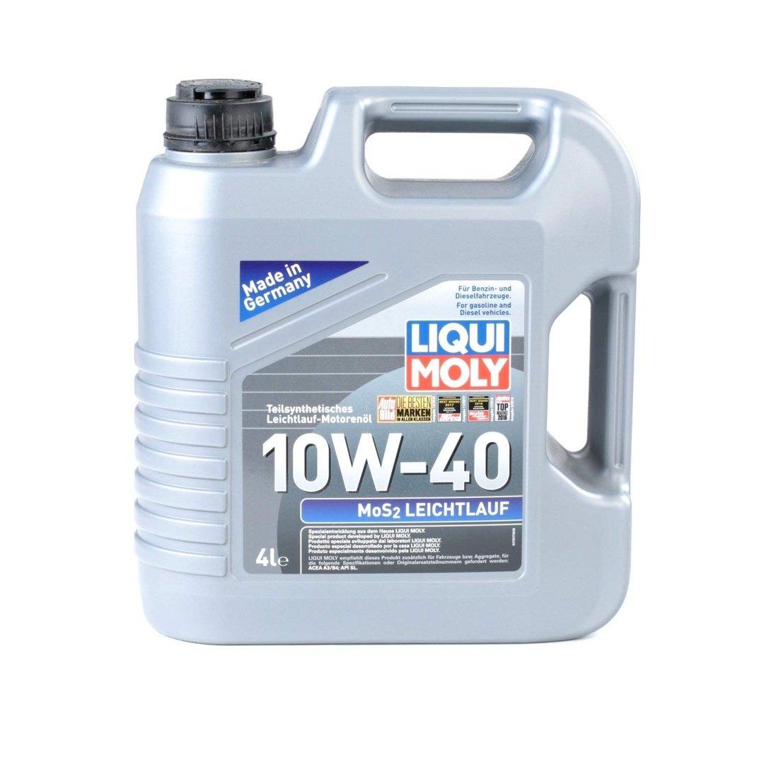 LIQUI MOLY 10W40 Motor Yağı Kısmi Sentetik MoS2'li LEICHTLAUF 4 Litre (6948)