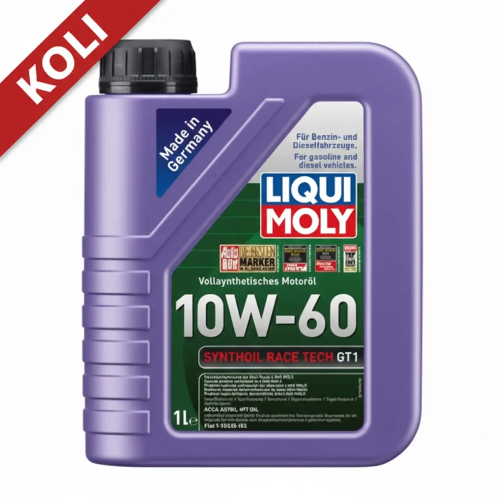 LIQUI MOLY 10W60 Motor Yağı Synthoil Race Tech GT1 1 Litre (6'lı) 8908