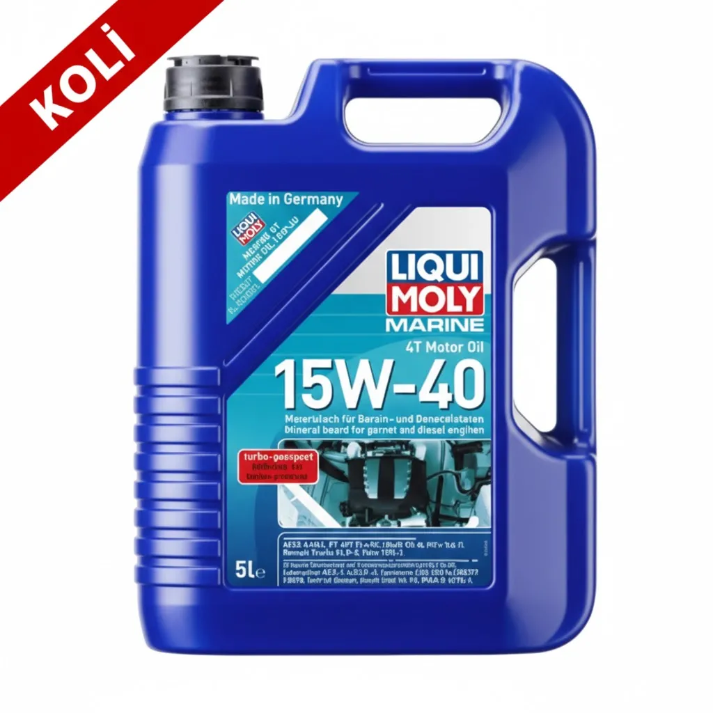 LIQUI MOLY Marine 4T Motor Yağı 15W-40 5 l (4'lü) 25016