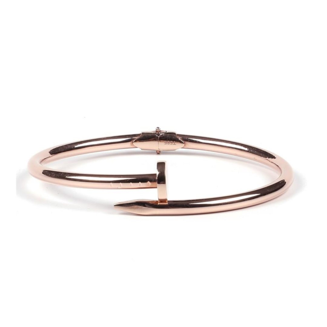Rosegold Çivi Model Kadın Kelepçe Bileklik