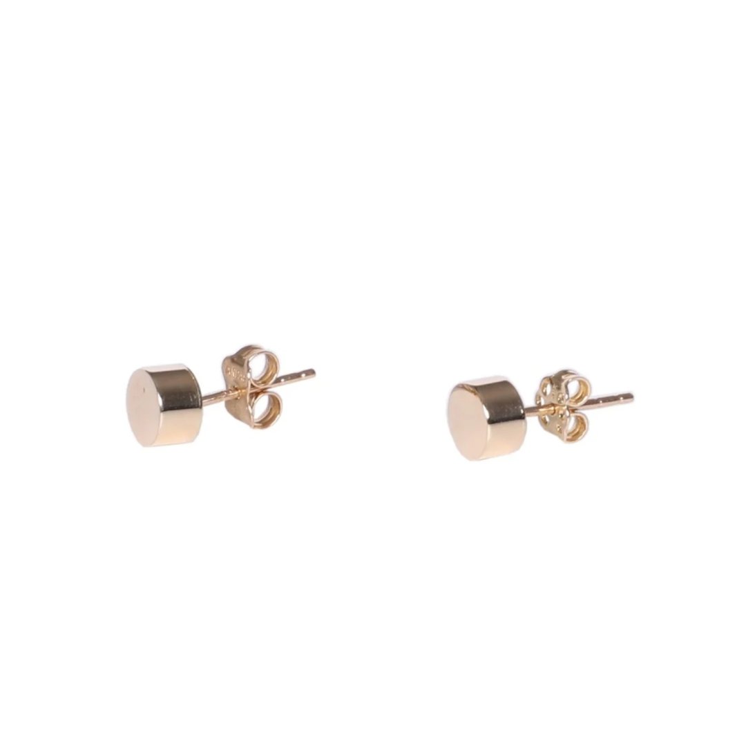 Kadın Silindir Vidalı Rose Gold Küpe