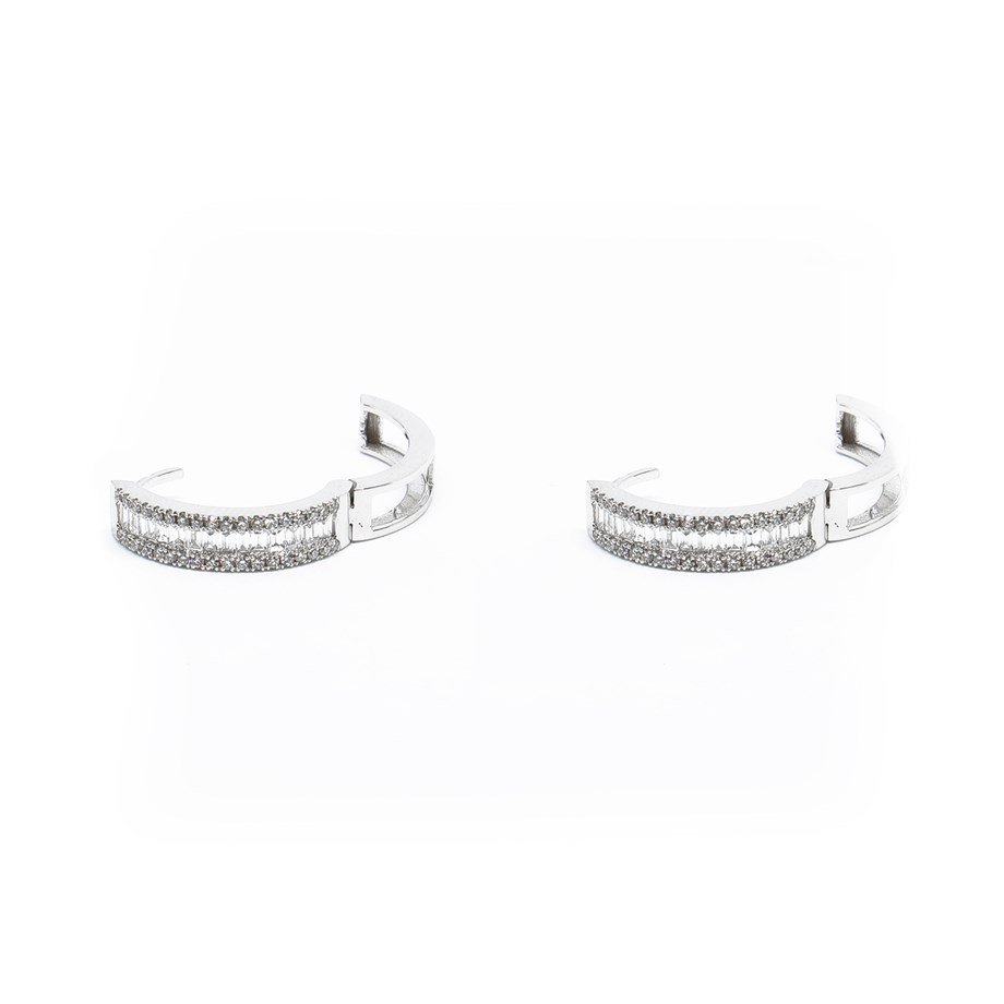 Pırlanta Baget Küpe 0.72 Ct — Altınköşe — görsel 2