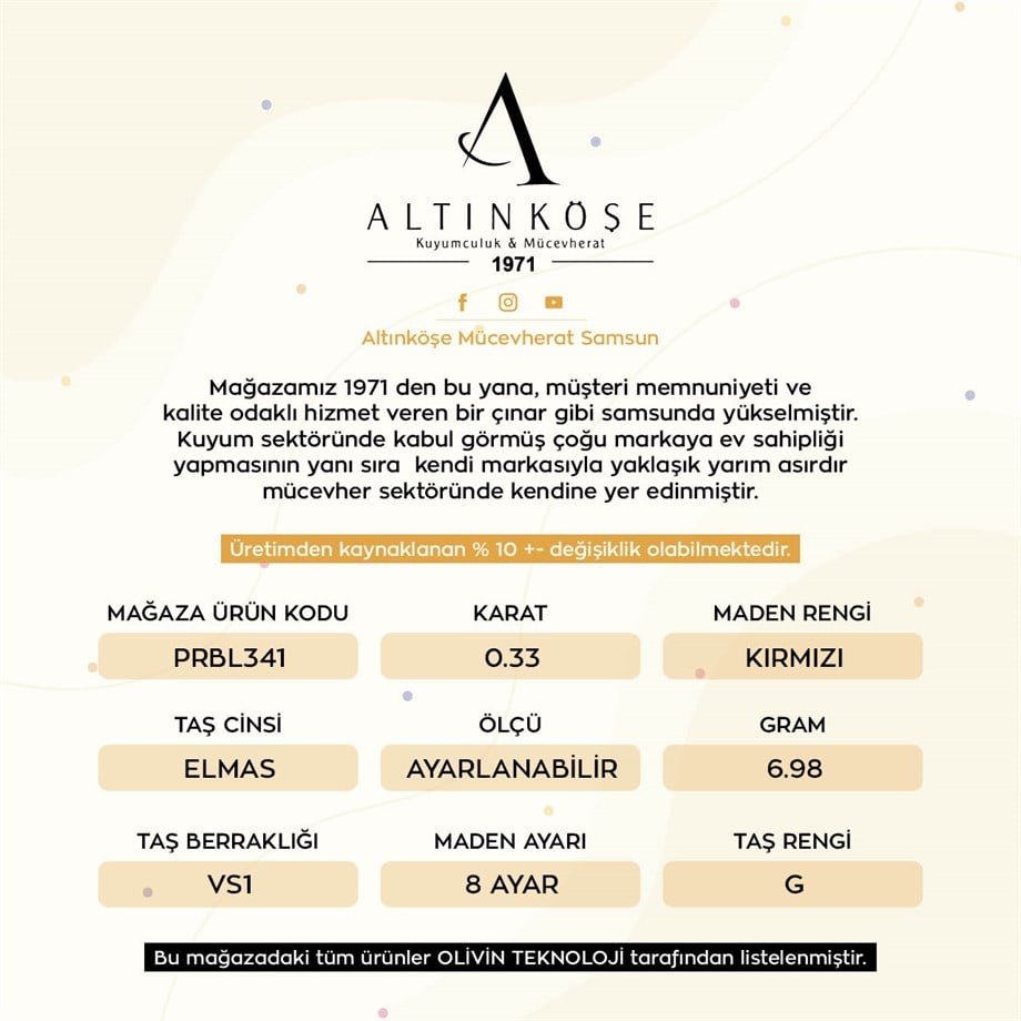 0.33 Crt Pırlanta Baget Bileklik — Altınköşe — görsel 3