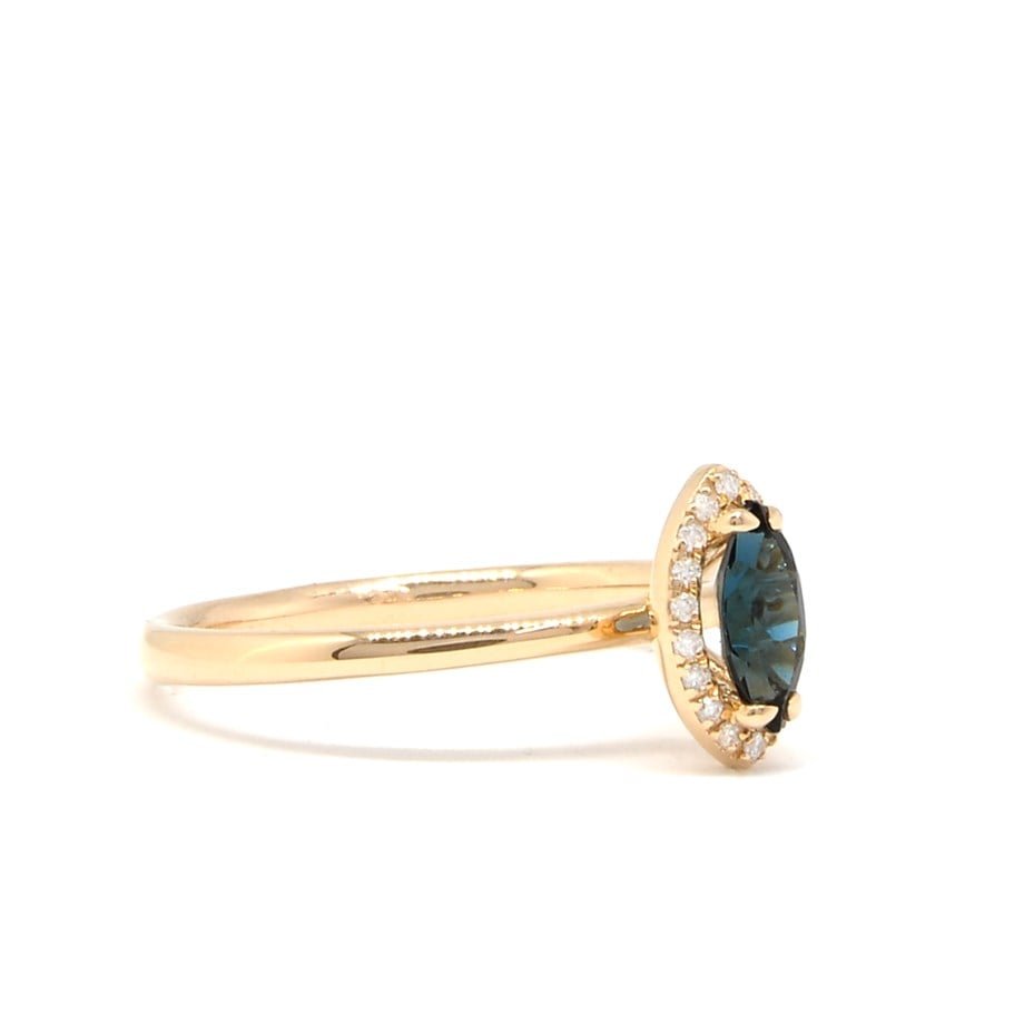 Markiz London Blue Pırlantalı Yüzük — Altınköşe — görsel 2