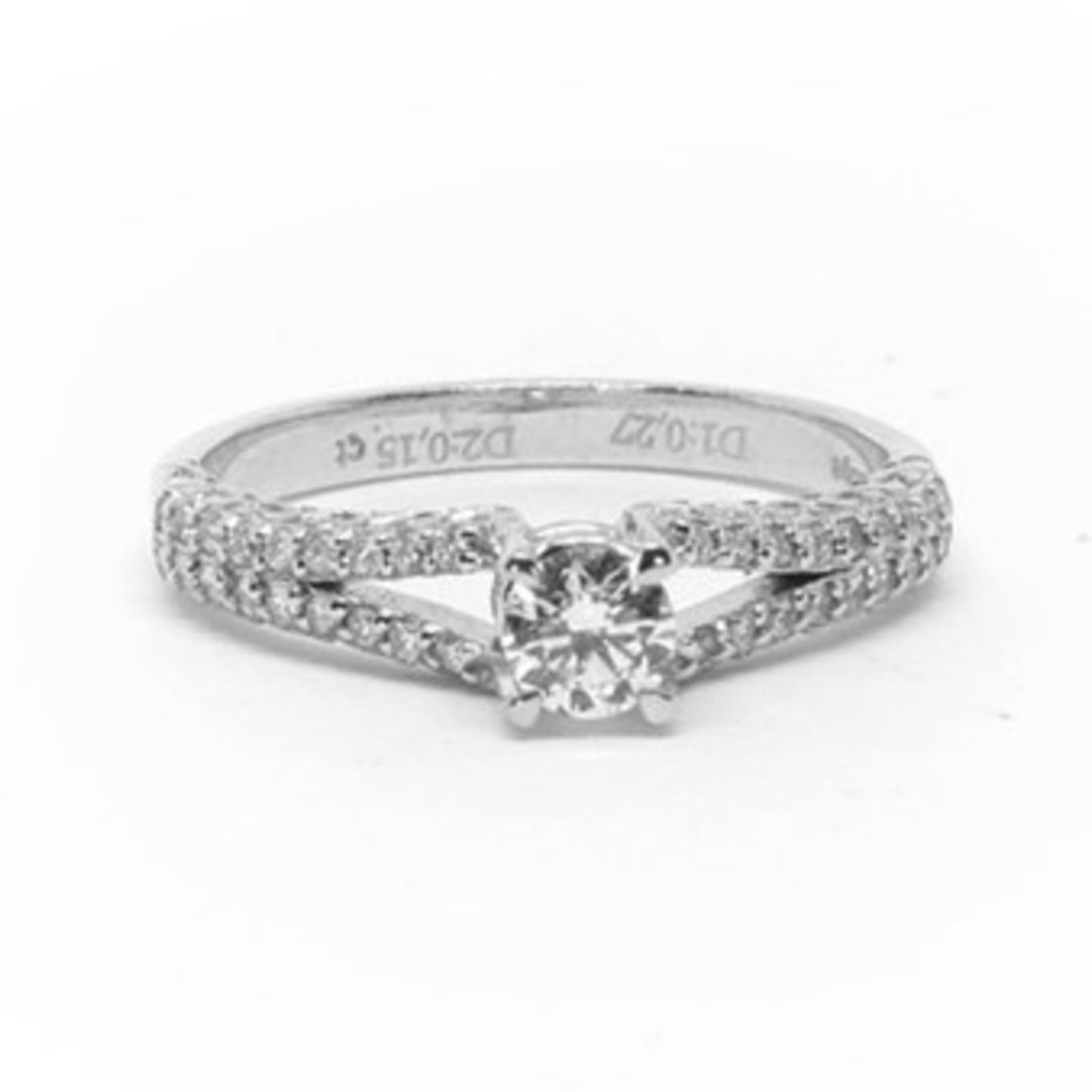 0.42 Ct. Pırlanta Tek Taş Yüzük