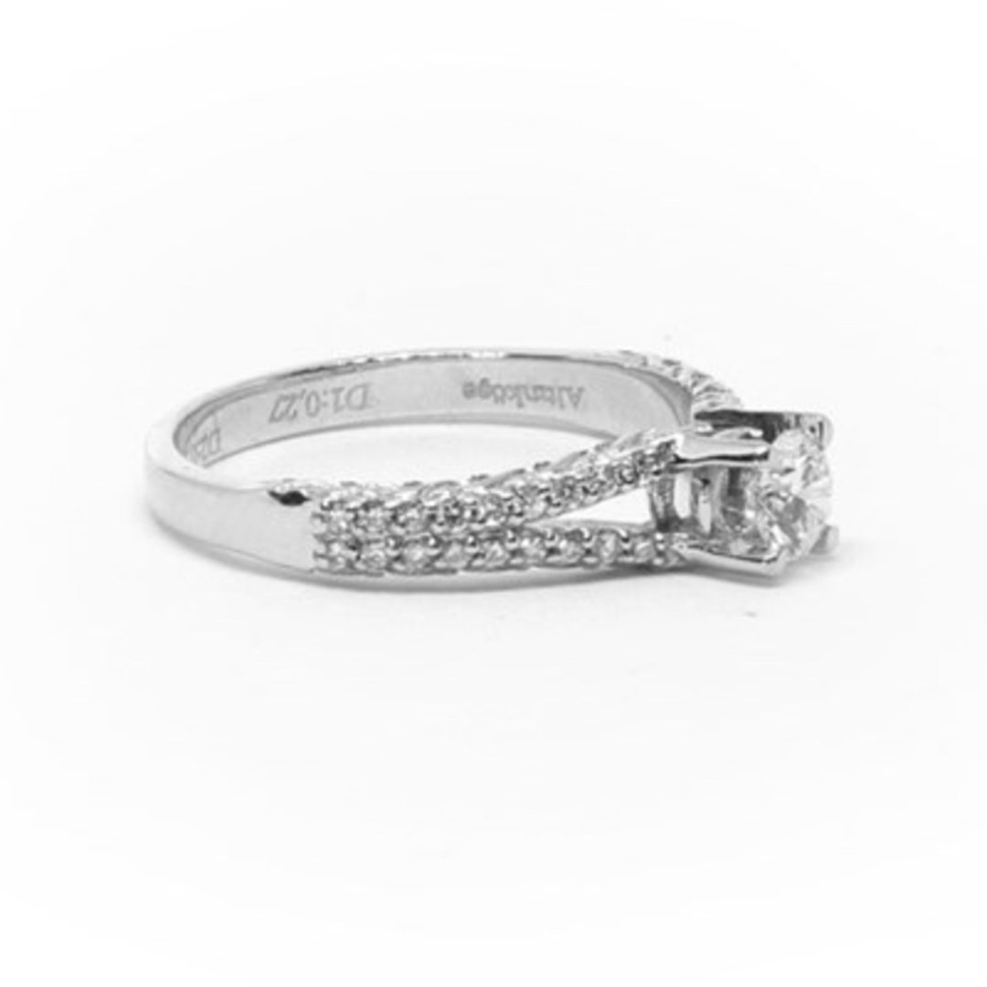 0.42 Ct. Pırlanta Tek Taş Yüzük — Altınköşe — görsel 2