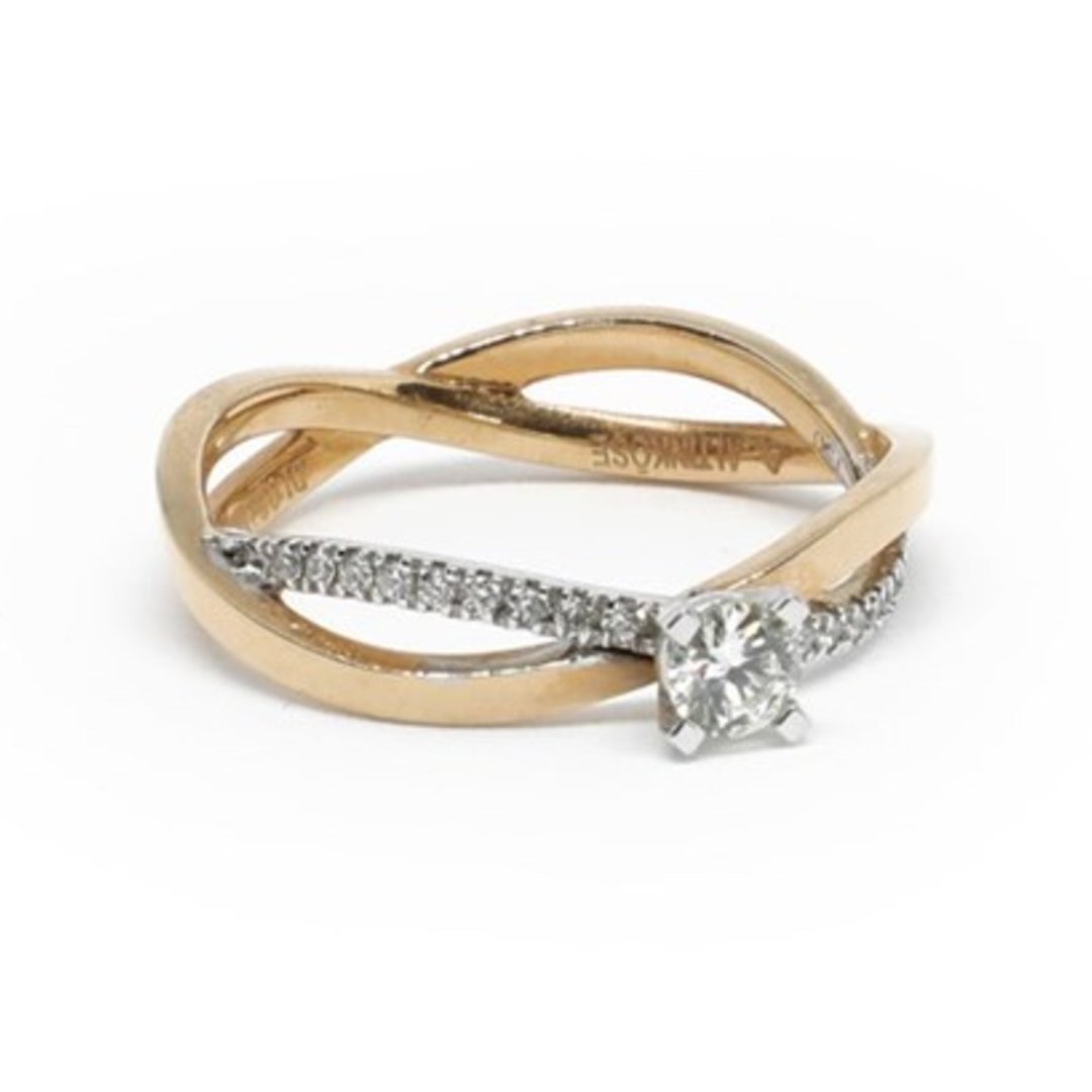 0.30 Ct. Pırlanta Tektaş Yüzük — Altınköşe — görsel 4