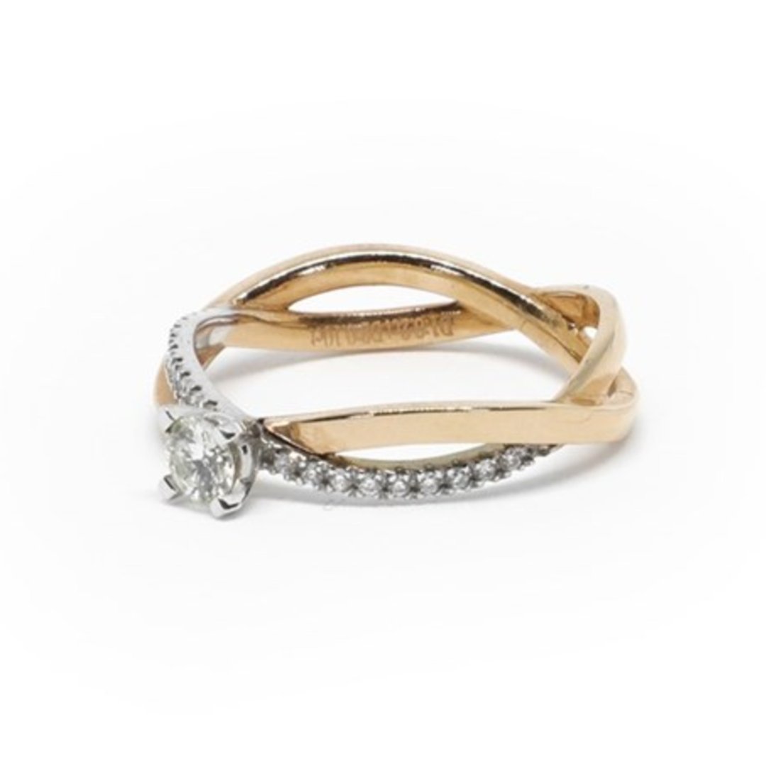 0.30 Ct. Pırlanta Tektaş Yüzük — Altınköşe — görsel 2