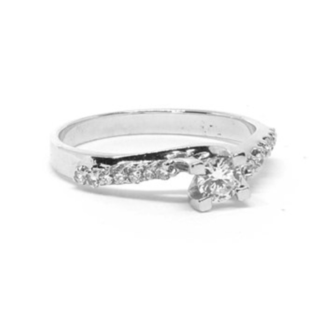 0.39 Ct. Pırlanta Tektaş Yüzük — Altınköşe — görsel 2