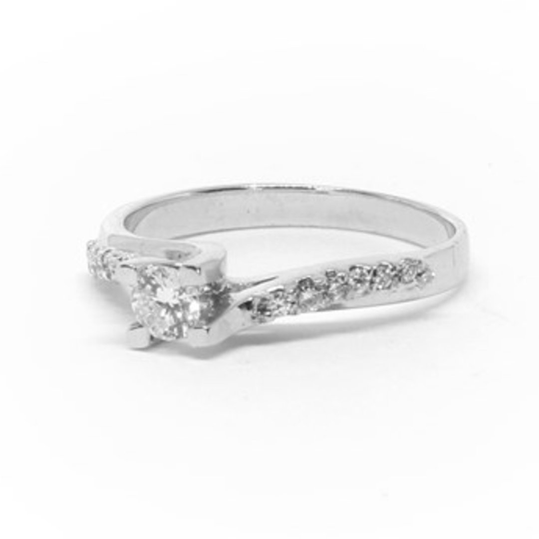 0.39 Ct. Pırlanta Tektaş Yüzük — Altınköşe — görsel 4