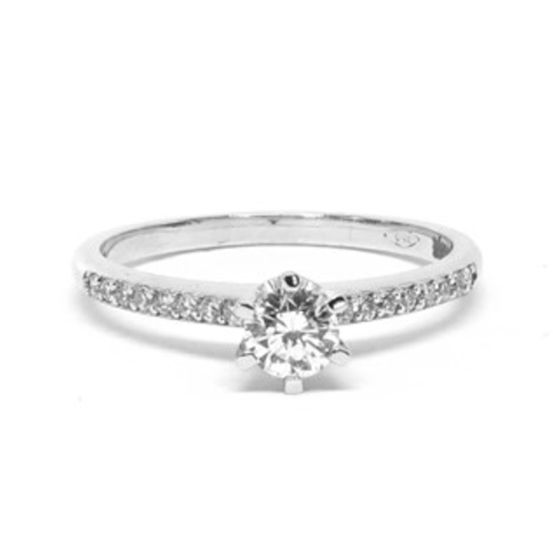 0.44 Ct. Pırlanta Tek Taş Yüzük