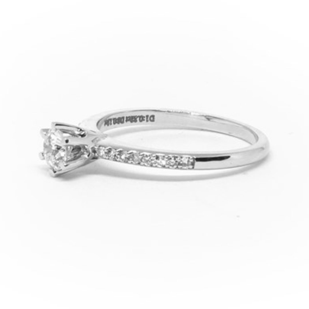 0.44 Ct. Pırlanta Tek Taş Yüzük — Altınköşe — görsel 4
